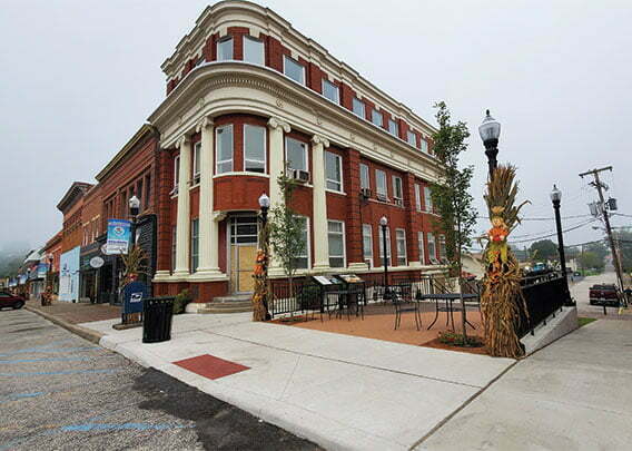 Chamber members gathering in St. Albans